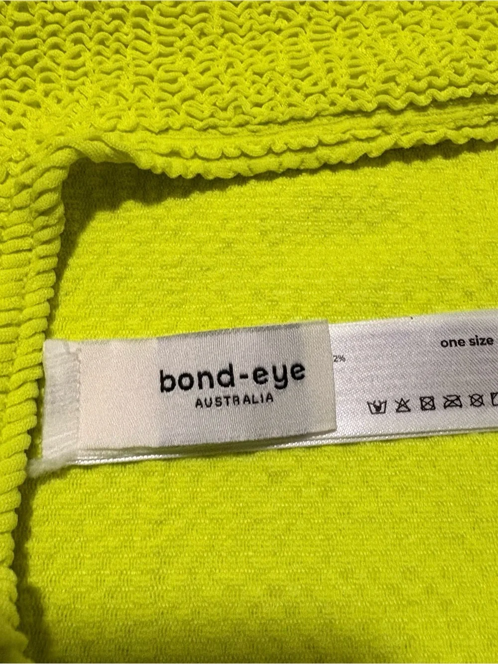 NWOT bond-eye Bound Maxam in Sunny Lime Color